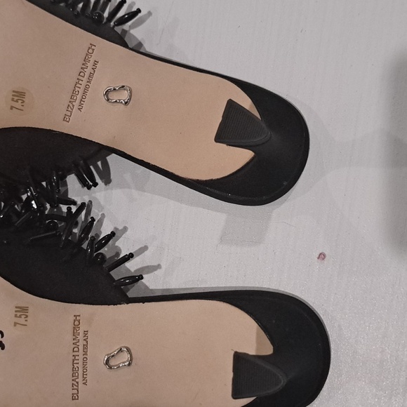 Antonio Melanix Elizabeth Damrich Babe Satin Mules - Picture 8 of 9